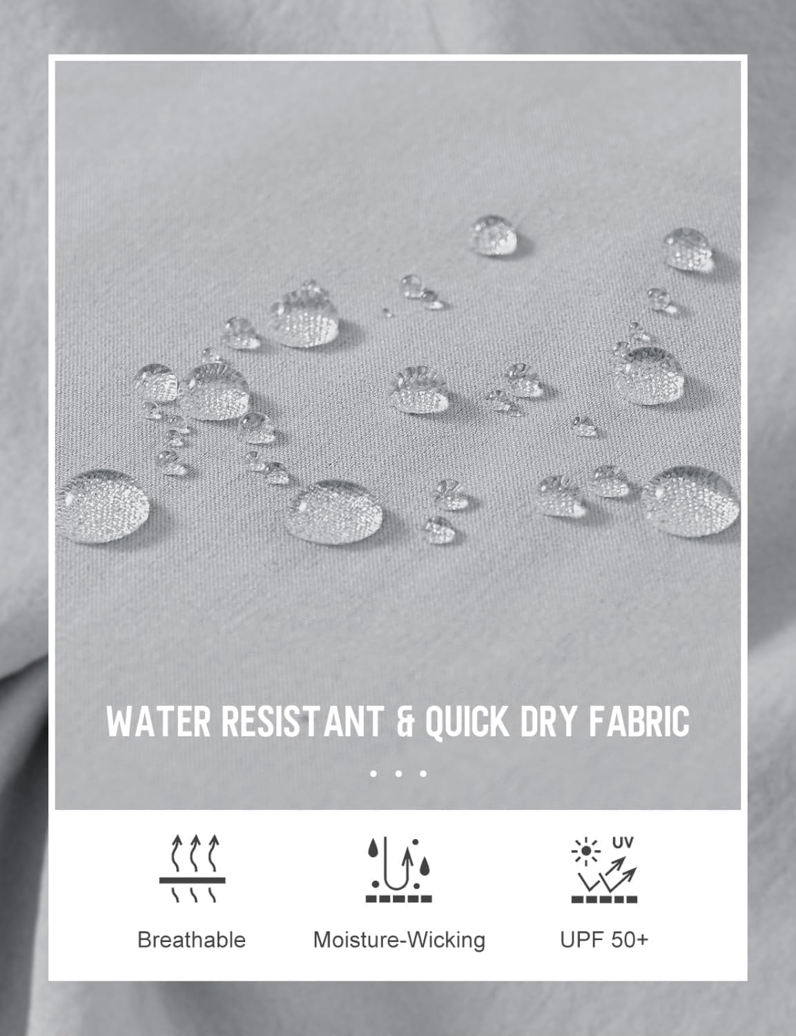 Gopune Women's Outdoor Hiking Pants Lightweight Quick Dry Water Resistant Mountain Trouser - Image 4