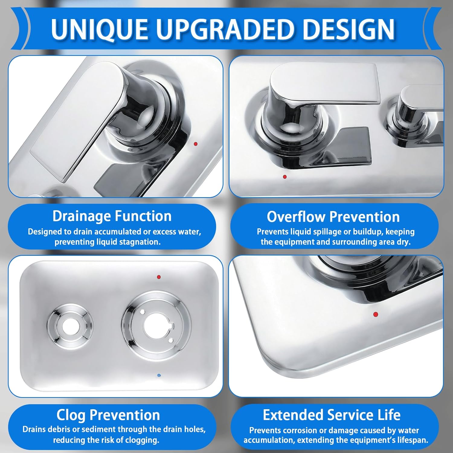 T2470 Chrome Shower Handle 3-Function Transfer Valve Shower Trim Kit, Compatible with Moen T2470 Genta LX Posi Temp Series, 2521, 2551, 2571, or 2581 Valve Required (Valve Not Included)