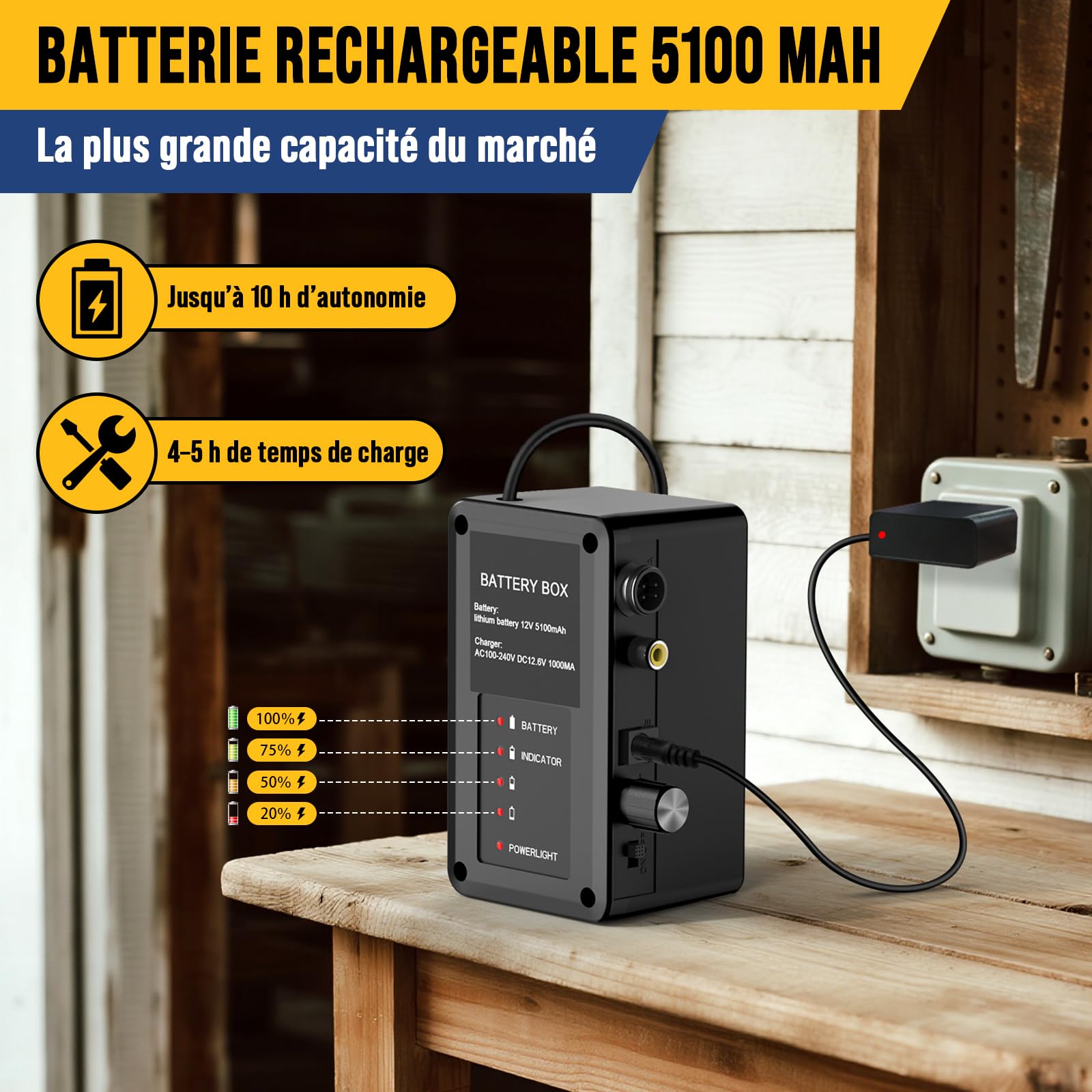 Caméra d’Inspection Canalisation, Caméra Auto-Nivelante 1080P et Émetteur 512Hz, Câble de 50M avec Repères Métriques, Écran IPS HD De 9 Pouces, DVR 32 Go, Batterie 5100 mAh, Étanchéité IP68