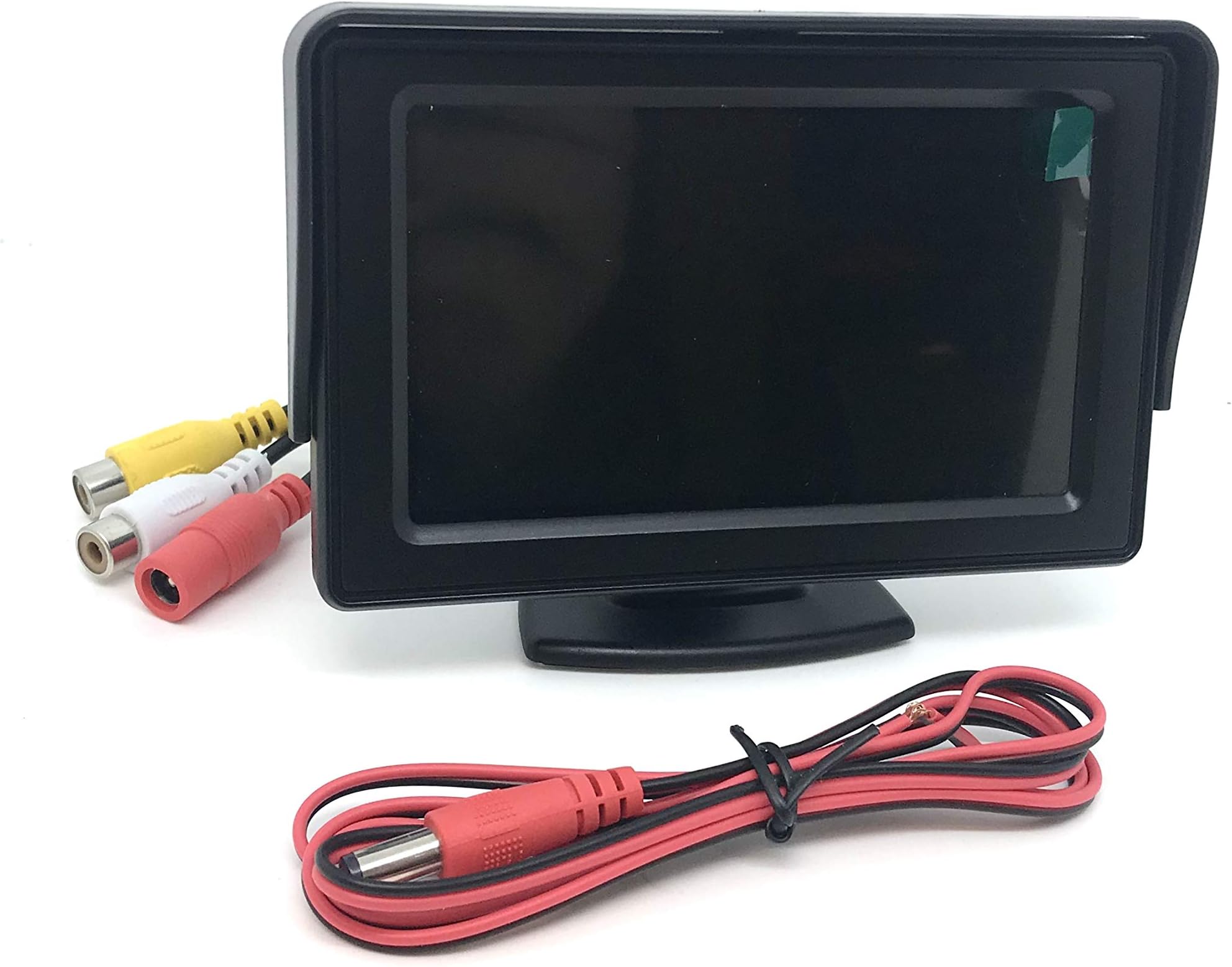 Dolphin Automotive 4.3" LCD Dash Mounted Colour Monitor for Reversing Camera with Phono/RCA Input 12v