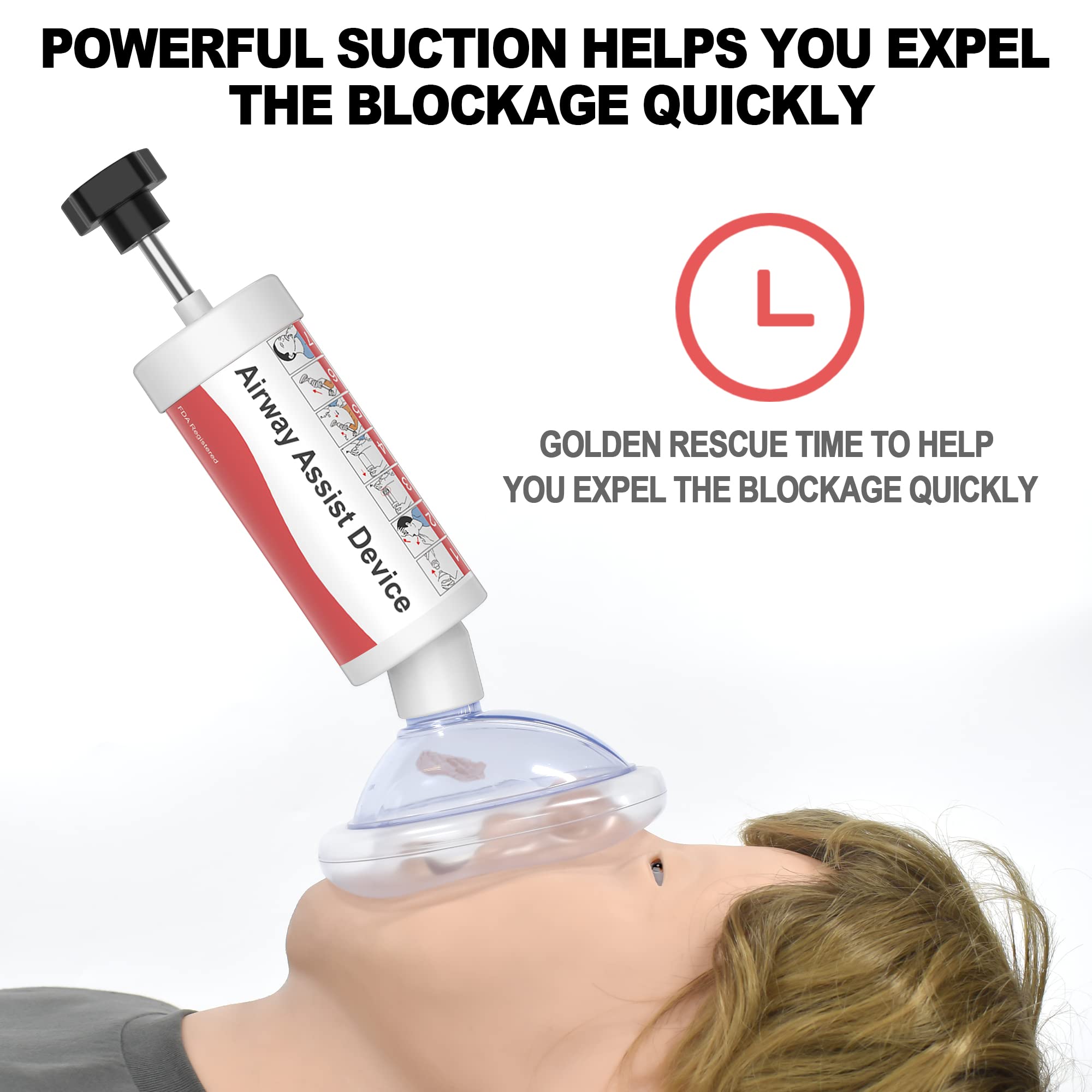 1 Pack Child & Adult AntiChoking Device, Choke Suction Rescue Device