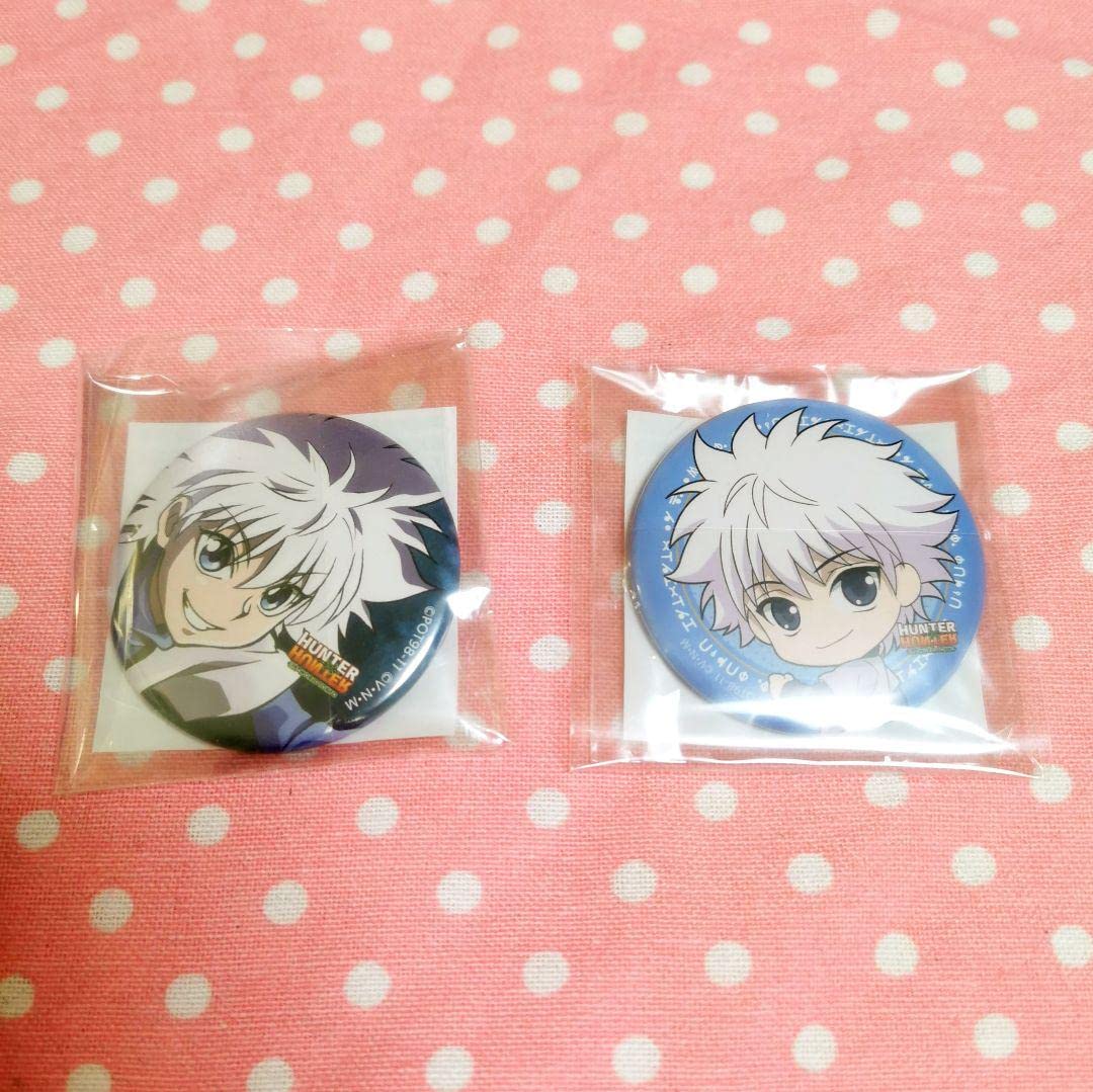 HUNTER×HUNTER　J-WORLD キルア　缶バッジ　2点セット パ*ン様 ☆Hunter×Hunter キルア缶バッジ☆ Amazon | キルア