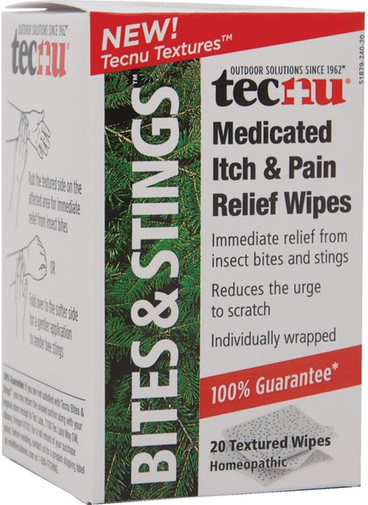 Tecnu Bites/stings Med Wipes