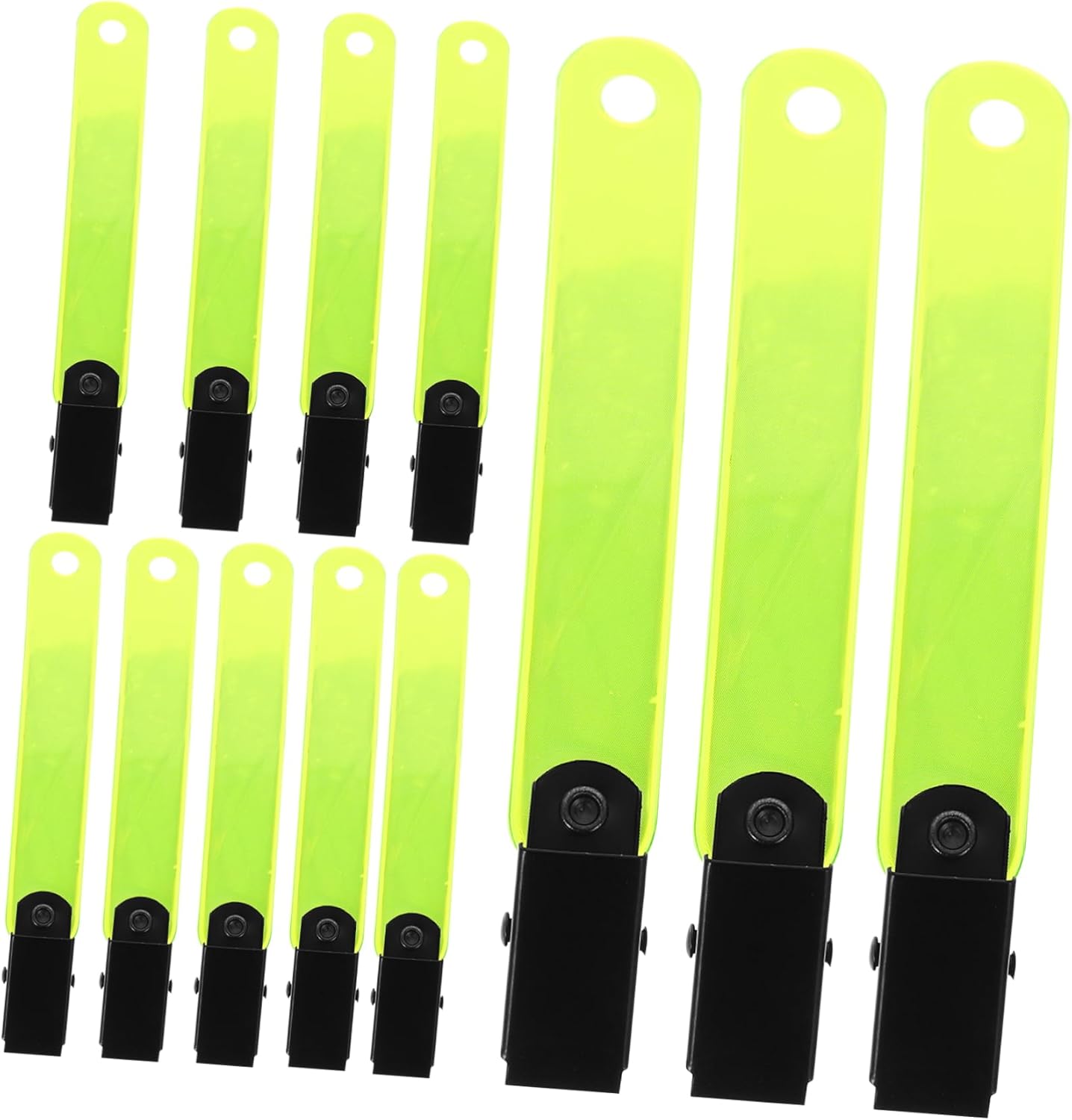 Yardwe Fluorescent Label Holder Arrows Running Light Stand Zip Marker LED Light Bar Police Survey Walking LED