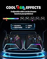 Vista 2 de Bcofo Wireless Mobile Game Controller for iOS/iPhone/Android/Cell Phone/Switch/Laptop, Gaming Gamepad with Phone Clip for Gamers, Hall Effect