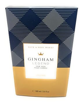 Gingham Legend Cologne For Men 3.4 Fluid Ounce Spray