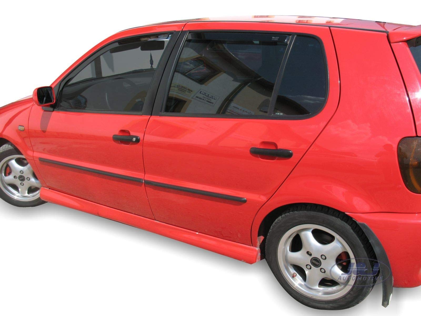 J&J AUTOMOTIVE Windabweiser passend für Volkswagen Polo 3 5-Türer 1994-2002 4tlg Heko Getönt Dunkel