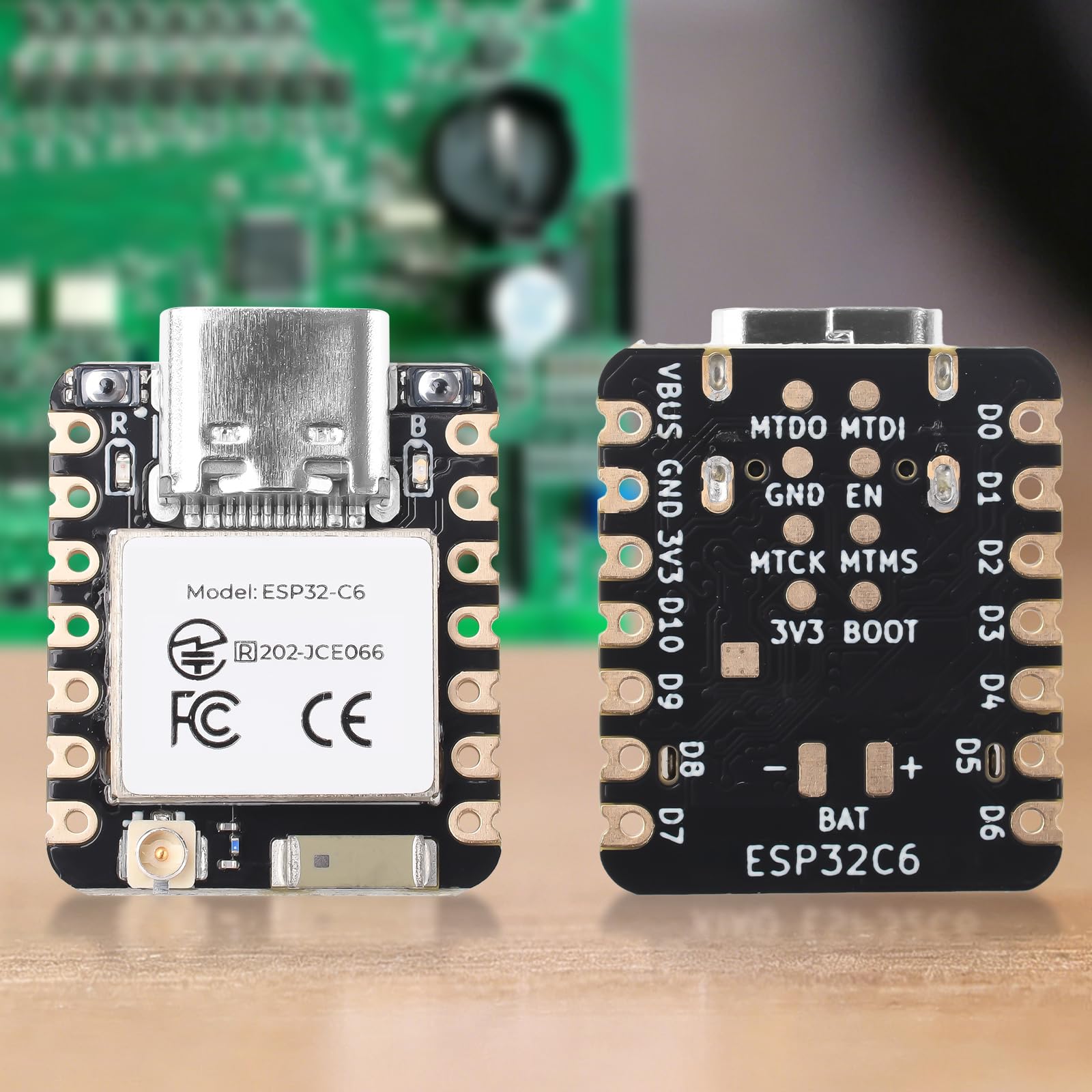 diymore für ESP32-C6 Entwicklungsboard – 2,4 GHz WiFi 6, Bluetooth 5.3, Zigbee, Thread (802.15.4) für IoT Projekte, Smart Home und Prototypenbau