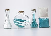 Vista 11 de CHENGXINWENHUA Unity Sand Ceremonia Set para Boda Tarros Decorativos Hecho a Mano (Color J)