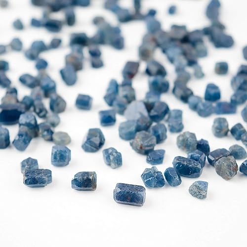 Miniatura 2 de OdrillionGems 50carats Raw Blue Sapphire Stones, Natural Gemstones, Rough Stones, Healing Crystals, DIY Handcrafted, Jewelry Making, September