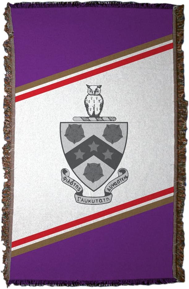 VictoryStore Blanket - Phi Gamma Delta Woven Blanket, Coat of Arms Design