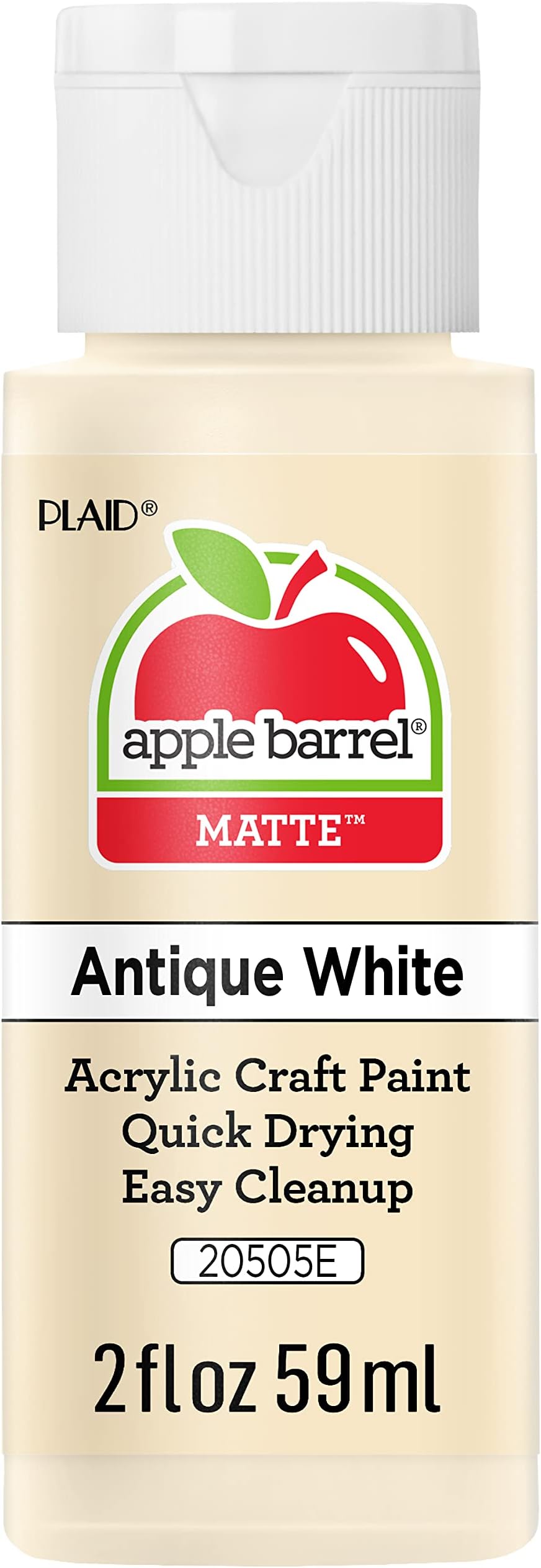 Apple Barrel アクリル絵の具 アソート色 (2オンス) 4471E ベージュ 2オンス ホワイト 20505M