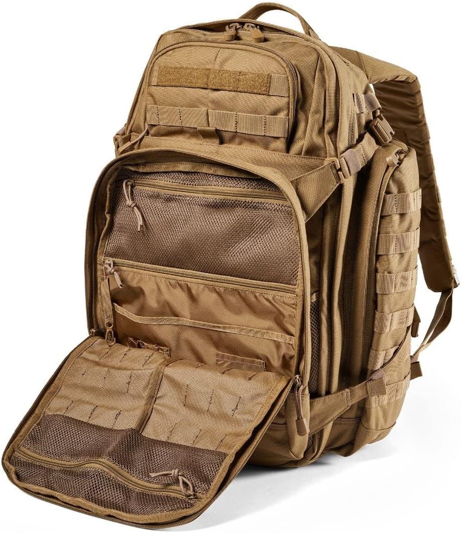 5.11 Tactical Backpack ‚ Rush 72 2.0 ‚ Military Molle Pack, CCW and Laptop Compartment, 55 Liter, Large, Style 56565 ‚ Kangaroo : Sports & Outdoors