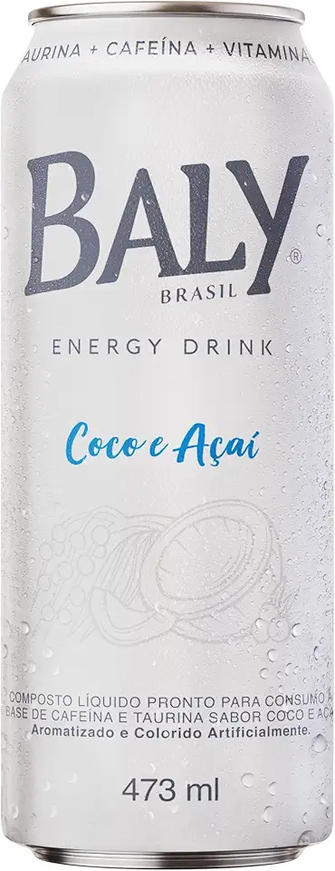 Baly Energético Coco e Açai 473Ml 1 unidade