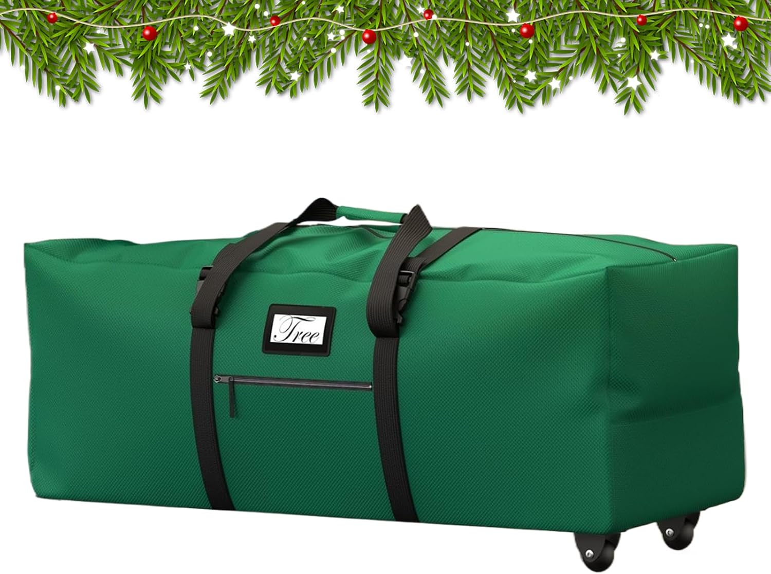 Christmas Tree Bag - Tear-Resistant Holiday Decorations Tote,Artificial Christmas Tree Storage Bag,for Garland Travel Outdoor Kitchen Bedroom Garage Moving Packing Camping