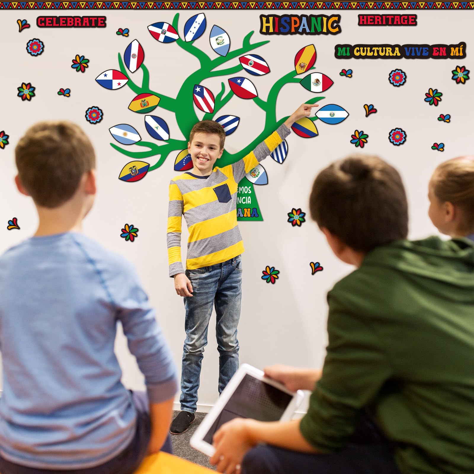 Snapklik.com : 50 Pcs Hispanic Heritage Month Bulletin Board Set ...