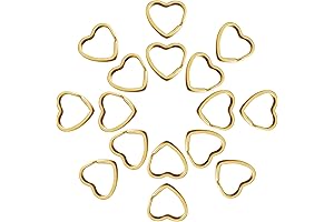 Heart-Shaped Split Key Rings, Your Key Organization Solution