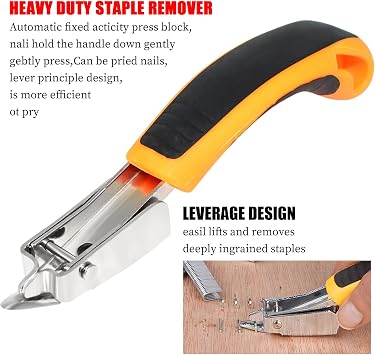 Heavy Duty Canvas Pliers and Staple Remover Set, Stainless Steel Anti-Corrosion Canvas Stretching Pliers Stretcher with Spring Return Handle 4-3/4 Wide Grip for Canvas Stretching Bars Oil Painting