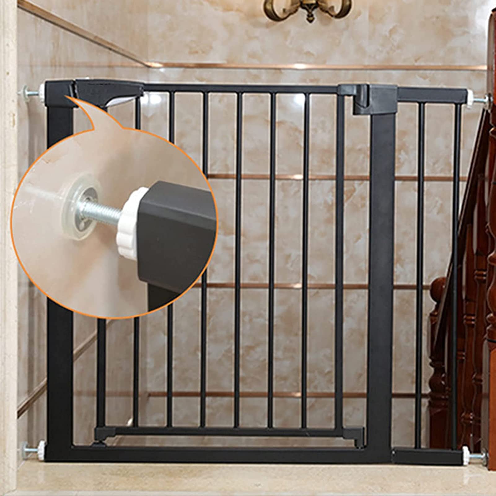 Pet Petpens Bramy Bezpieczeństwa Auto Close Close Extra Szeroki Brama Brama Funkcja Funkcja Spacer Przez Wąskie Bramy Bardzo Szerokie Bramy Rozszerzalne Z Oddzielnymi Rozszerzeniami, Dla Drzwi