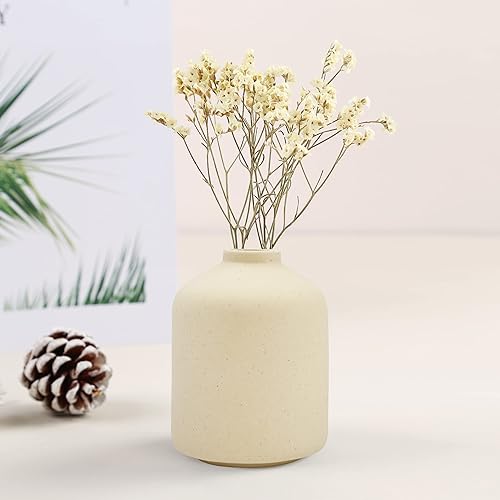 Miniatura 5 de Jarrón de cerámica para decoración del hogar, florero de cerámica, florero seco, decoración de sala de estar, arreglo floral, accesorios de disparo,
