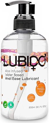 Lubido Anal Ease lubricante de gel a base de agua con aloe - 250ml