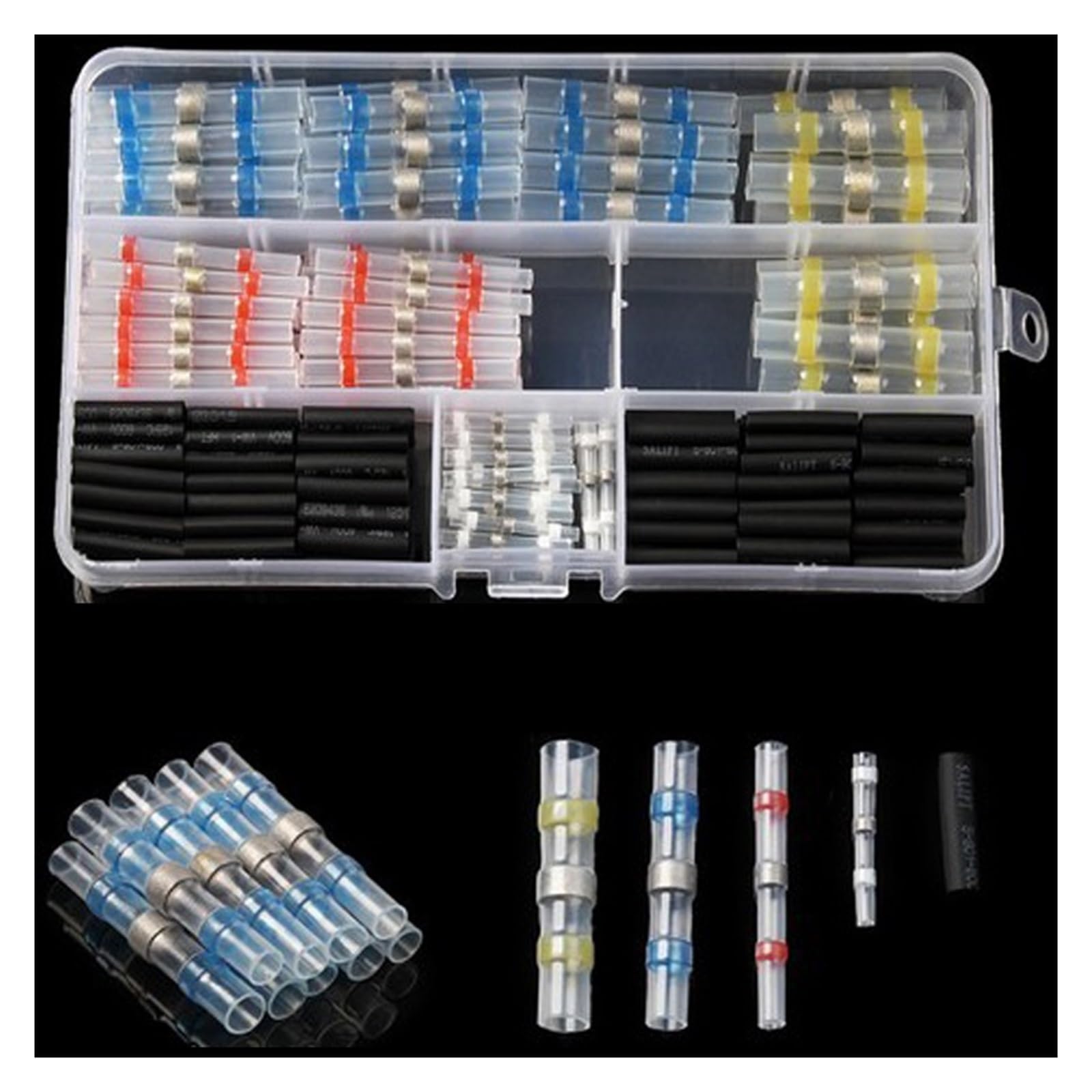 VWWJCCRO Wire Connector Solder Stick Connectors Heat Shrink Connectors Solder & Heat Shrink Butt Crimp Electrical Connector