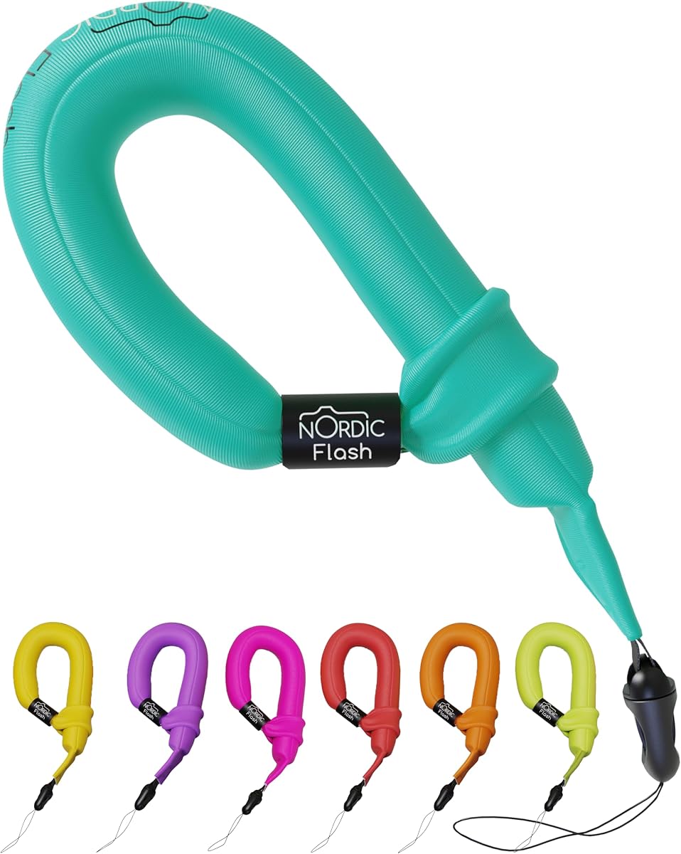Correa de muñeca flotante impermeable para teléfono y cámara para bajo el agua | Correa flotante impermeable compatible con GoPro Hero 13, Insta360 X4, DJI Action 5 Pro, iPhone, OM System TG-7 y Kodak WPZ2