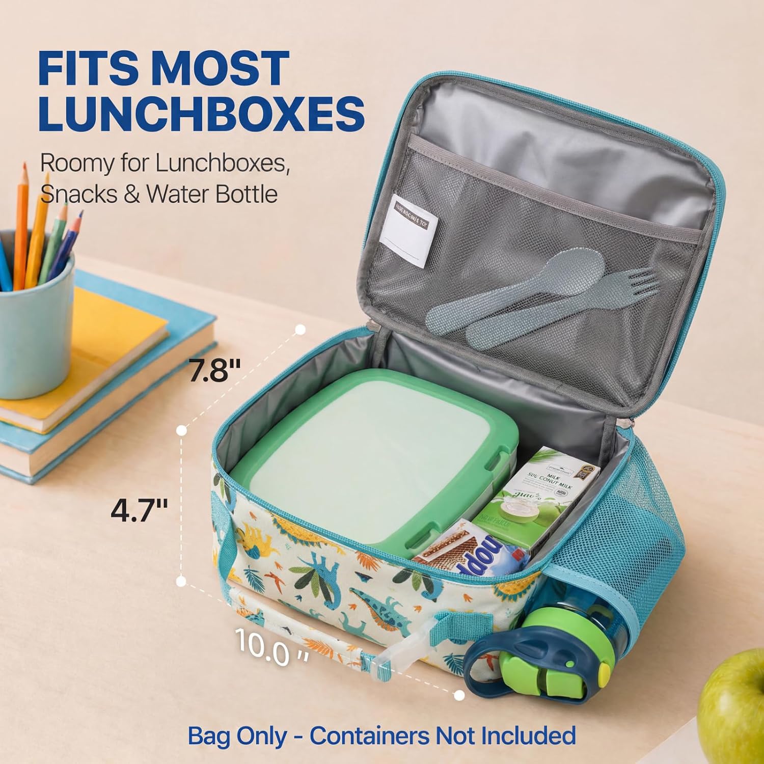 Bagseri Kids Lunch Bag Boys Insulated