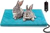 Super Large Size Pet Heating Pad Electric Heating Pad for Dogs, Waterproof Dog Cat Heated Bed Pad, Adjustable Warming Mat with 6 Temperature & 5 Timers Set Auto Off Anti-Chew Cord