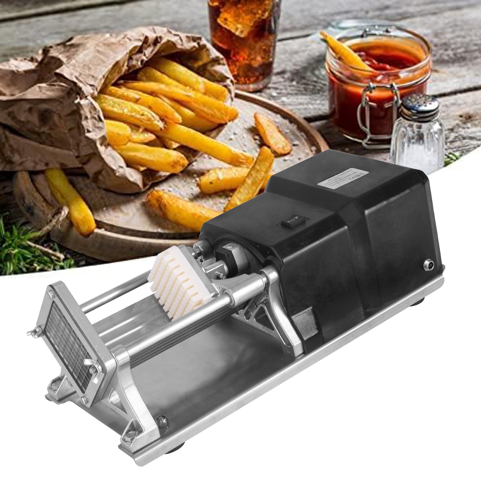 Cortadora Comercial, Cuchillo para Doner eléctrico Profesional, Espesor Ajustable, Cuchillo para Barbacoa de 0-8 mm para Cortar Cordero Turco
