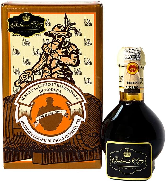 Balsamic Vinegar of Modena Traditional 12 year old DOP certified. Aceto Balsamico Tradizionale Affinato from Villa Ronzan The Balsamic Guy.