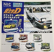 Initial D Effect Acrylic Stand Vol.1 [Set of 6 Types (Full Comp)] Capsule Toy