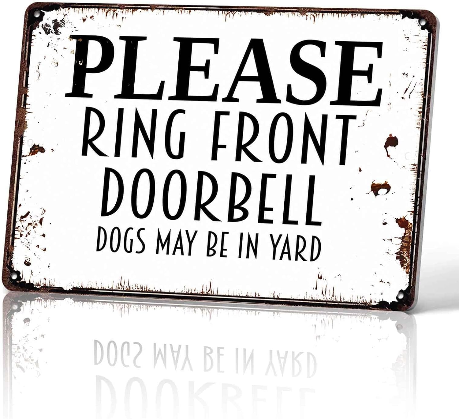 Vintage Please Ring Doorbell Metal Signs 8x12 Inch Front Door Wall Decor