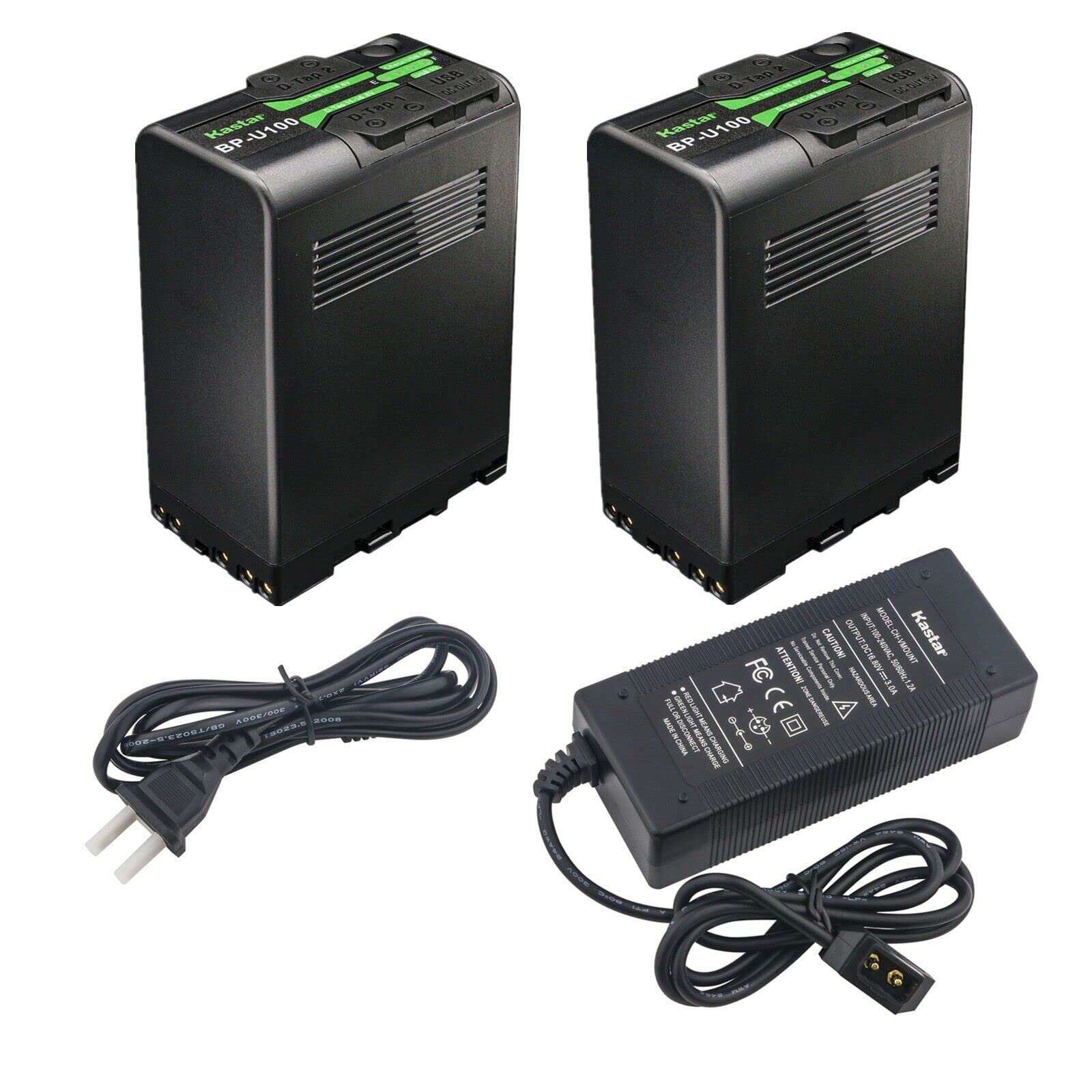 Amazon.com: Kastar BP-U100 Battery 2 Pack and D-Tap Rapid Charger