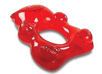 浮き輪くまさん☆ Amazon | 浮き輪 子供用 クマちゃん フロート 足入れ型 取っ手