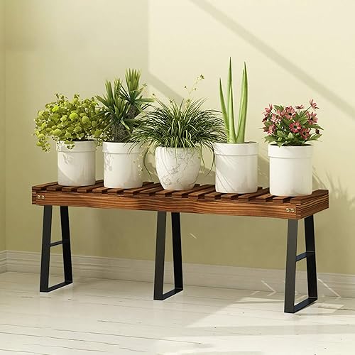 Miniatura 7 de Orgerphy Patas de banco de metal trapezoidal negro de 16 pulgadas (3 piezas)  Patas de muebles resistentes para banco  Patas de mesa de metal  Con