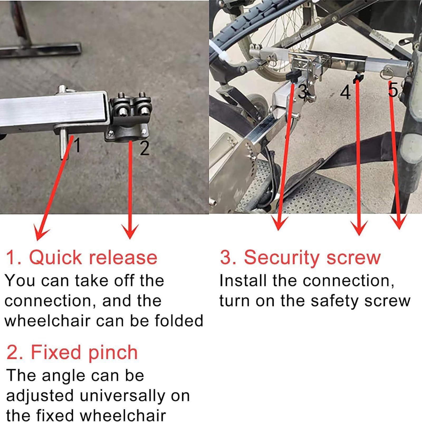 Electric Wheelchair Attachment Conversion Kit Off Road Smart Drive - View #4