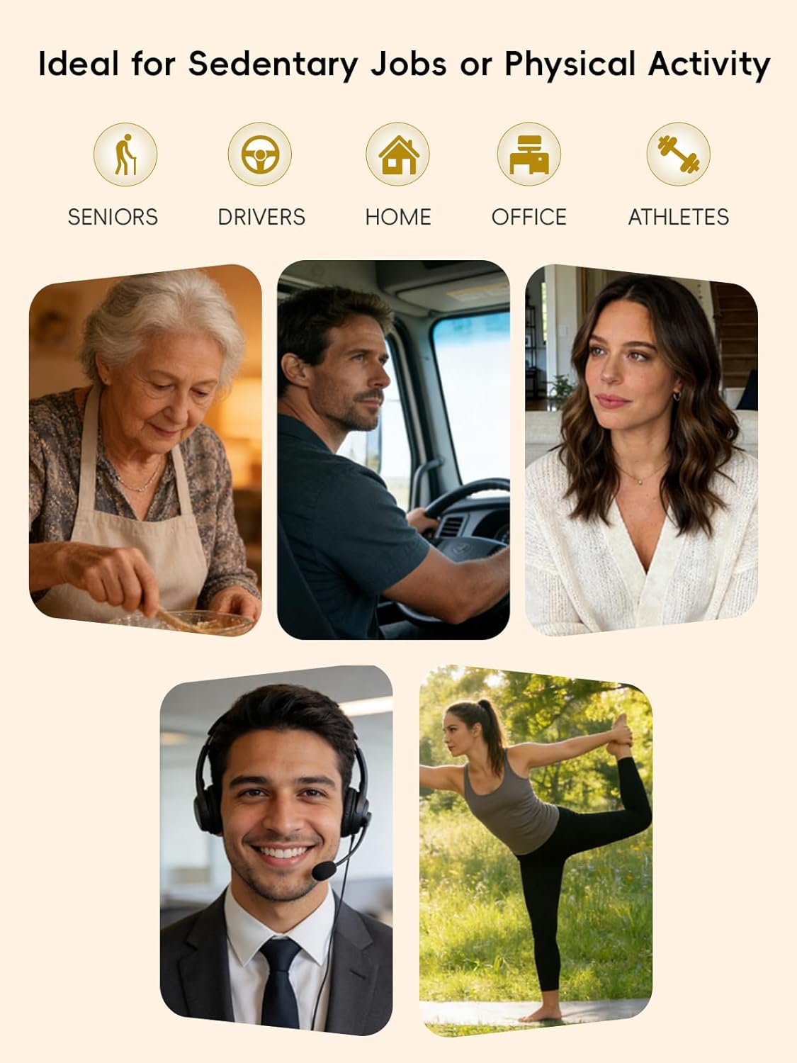 Sciatica Pain Relief Devices – Deep Tissue Massager with Multi-Mode Technology, Heat & Light, Targeted Relief for Sciatic Nerve & Lower Back Pain (White) - Image 7