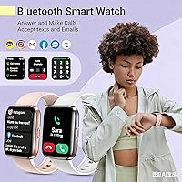 Vista 2 de Reloj inteligente para mujer, compatible con Android y iPhone, reloj de seguimiento de actividad física de 1.8 pulgadas con Alexa, alertas