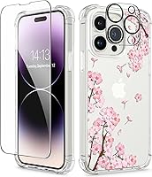 Vista 194 de GVIEWIN - Funda para iPhone 11 con protector de pantalla + protector de lente de cámara, cubierta protectora transparente suave de poliuretano