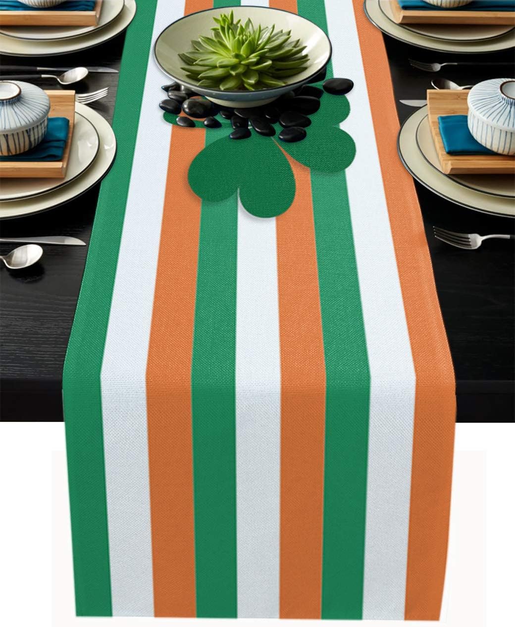 Woloudy Dining Table Runner Table Cloth Tablecover Cotton