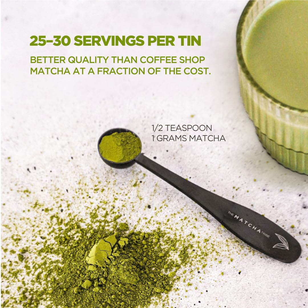 Organic Ceremonial Grade Matcha Powder First Harvest Stone-Ground Green Tea from Uji Kagoshima Japan USDA Organic Premium Antioxidant — view 7