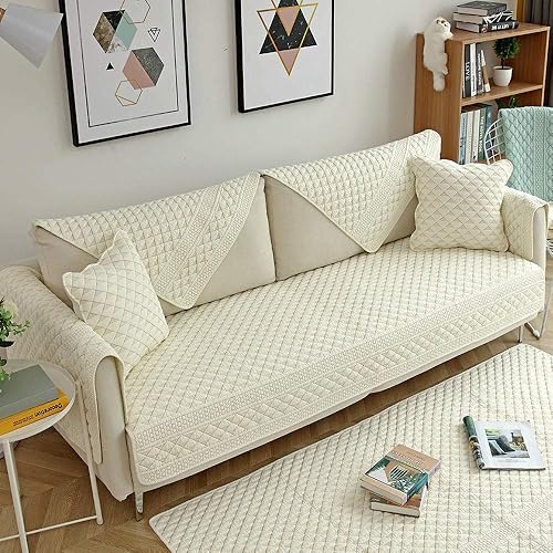 Sala de estar 1234 plazas sofá de algodón funda protectora de sofá, fundas de cojín de sofá acolchadas, funda de sofá, fundas para reposabrazos,