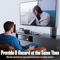 Vista 8 de Convertidor VHS a Digital 2.0, video HD a grabadora de convertidor digital con control remoto, convertir grabación de audio de video analógico