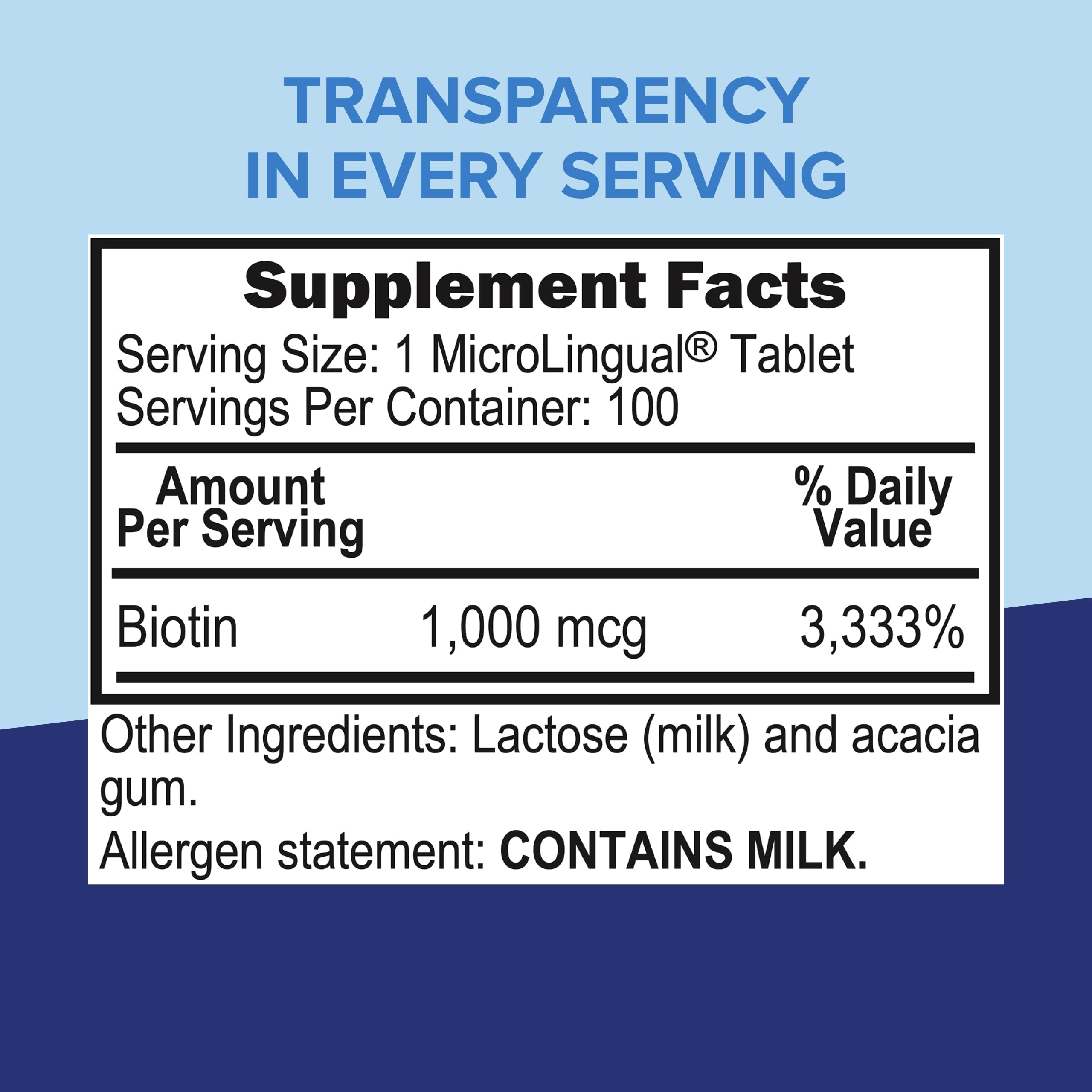 Superior Source Biotin 1,000 mcg, 100 Sublingual Tablets — Amazon image 8
