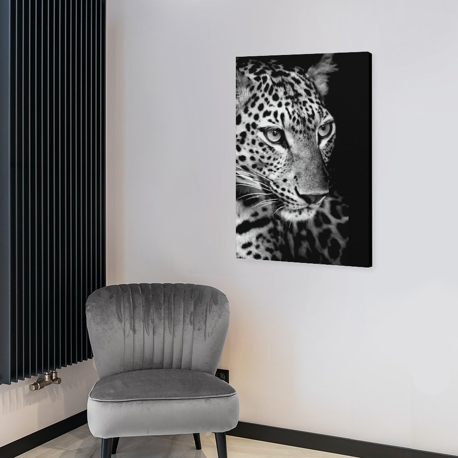 Amazon.co.jp: ヒョウ 豹 豹柄 キャンバス絵画 アートパネル