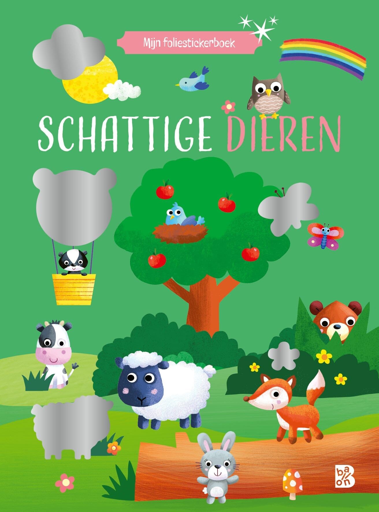 Schattige dieren (Mijn foliestickerboek, 1)