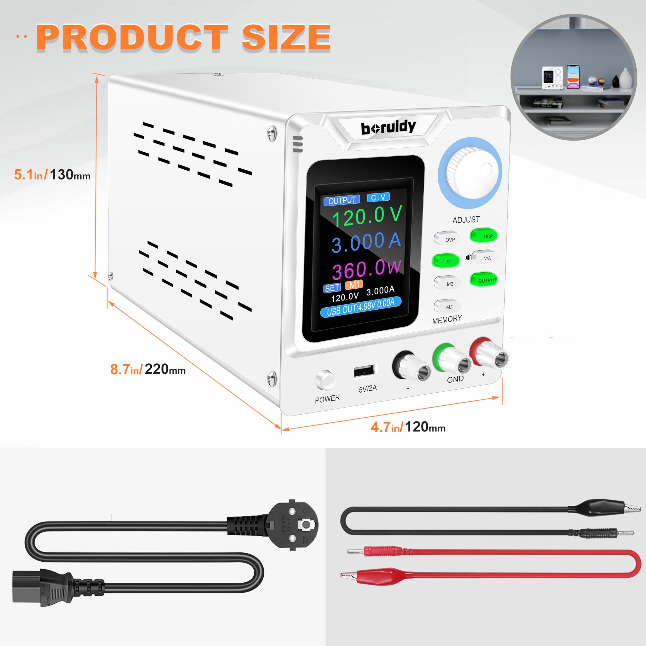 Zasilacz laboratoryjny 30V 10A