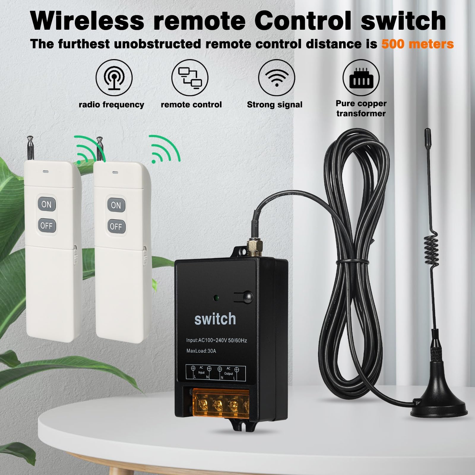 Jadeshay Wireless Remote Switch - Image 2