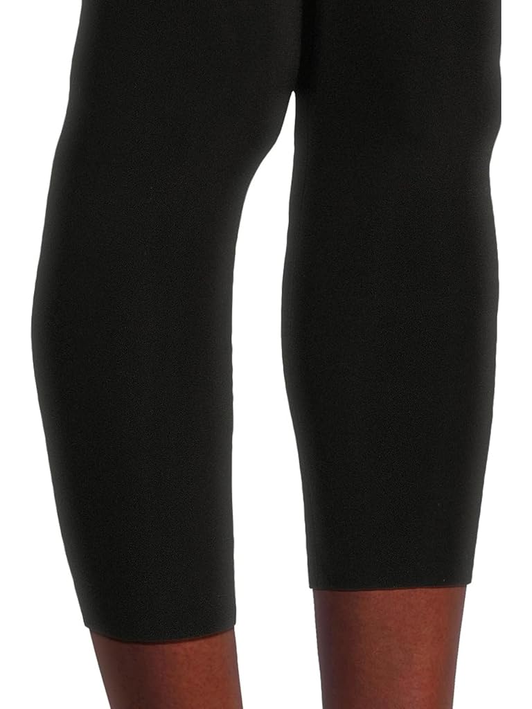 Black Norma Kamali Cropped Legging Without Waistband